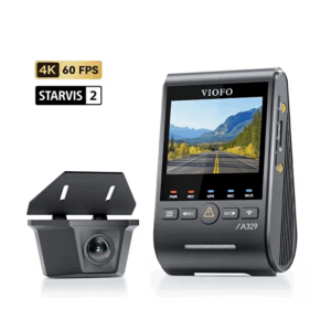 Viofo A329SW 2 Kameralı Ön ve Dış Arka Su Geçirmez 4K 60FPS+2K Sony STARVIS 2 Sensör GPS'li Araç Kam